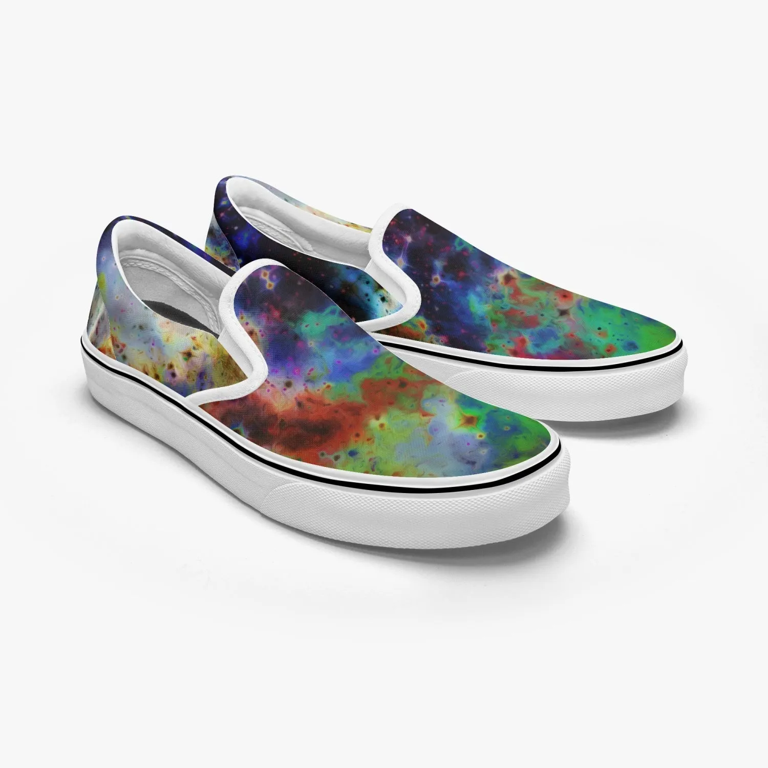 Acolyte Ethos Split-Style Psychedelic Slip-On Shoes