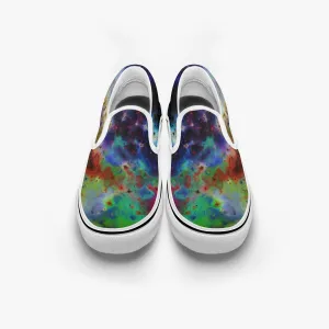 Acolyte Ethos Split-Style Psychedelic Slip-On Shoes