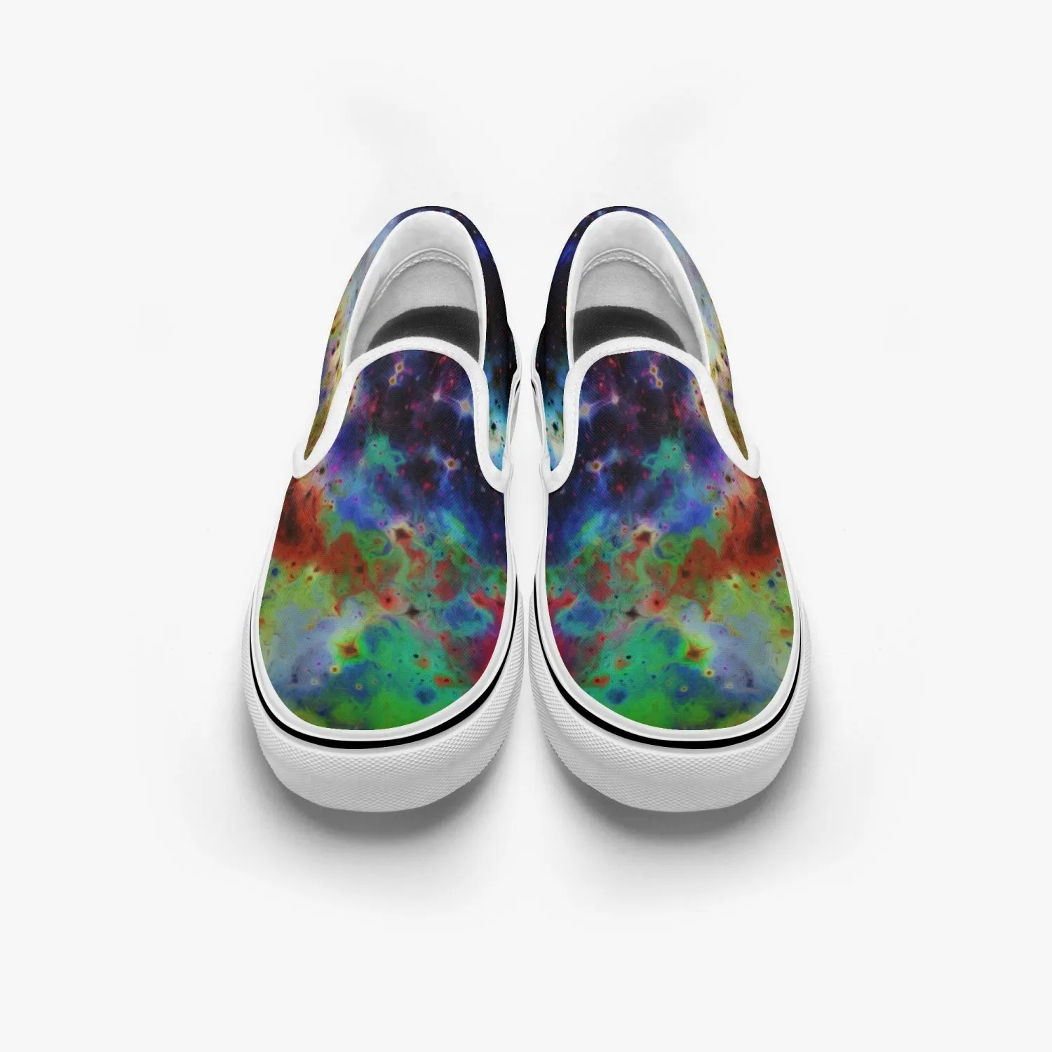 Acolyte Ethos Split-Style Psychedelic Slip-On Shoes