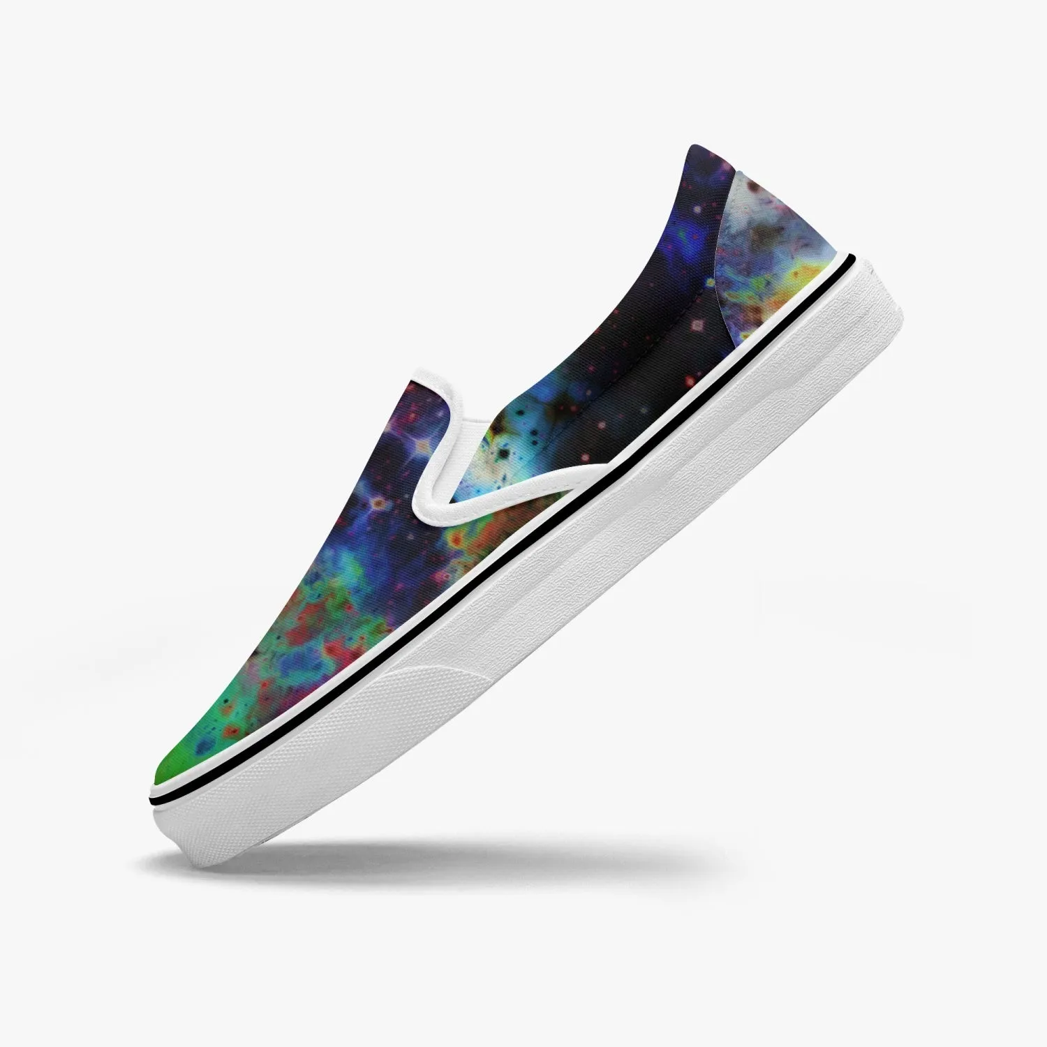 Acolyte Ethos Split-Style Psychedelic Slip-On Shoes