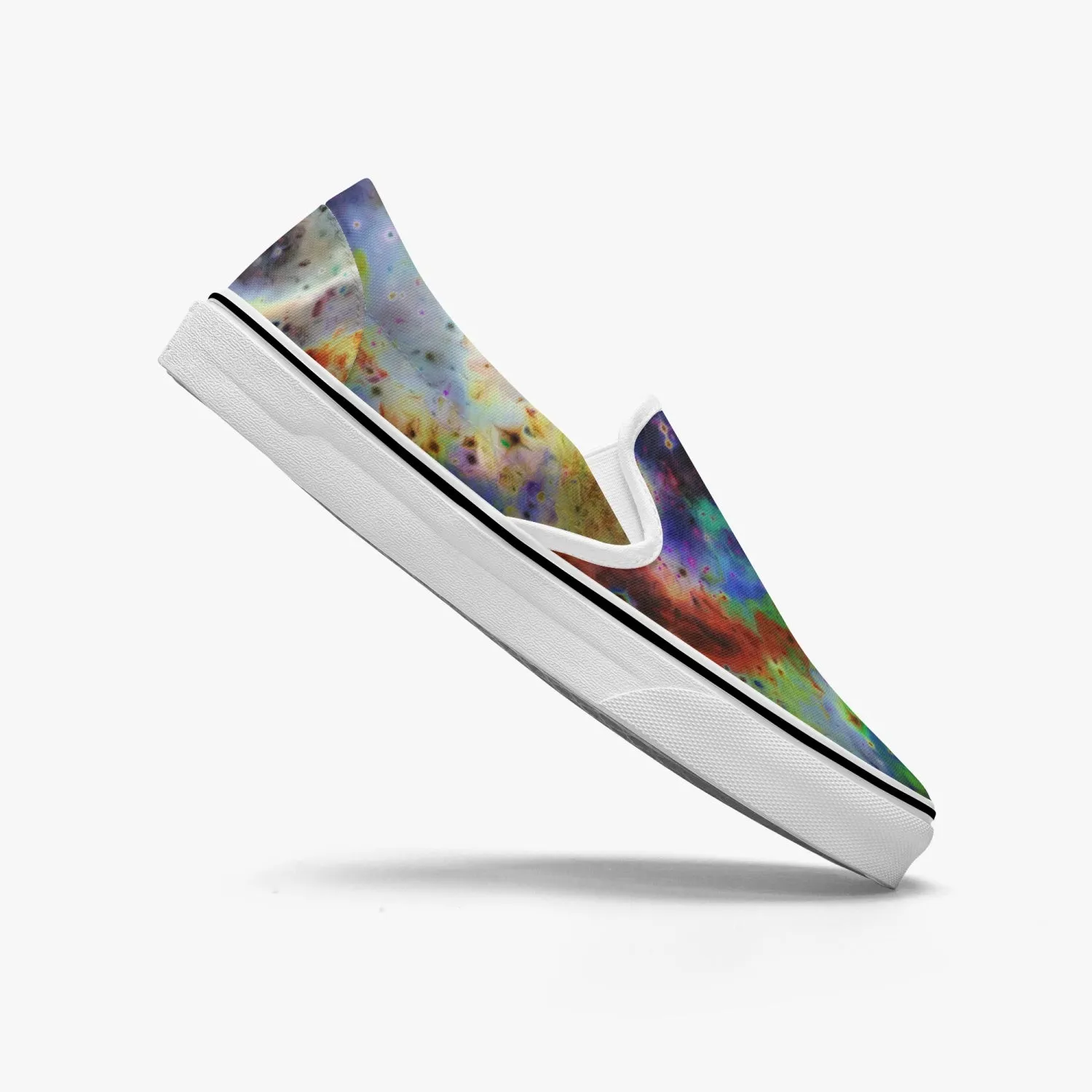 Acolyte Ethos Split-Style Psychedelic Slip-On Shoes