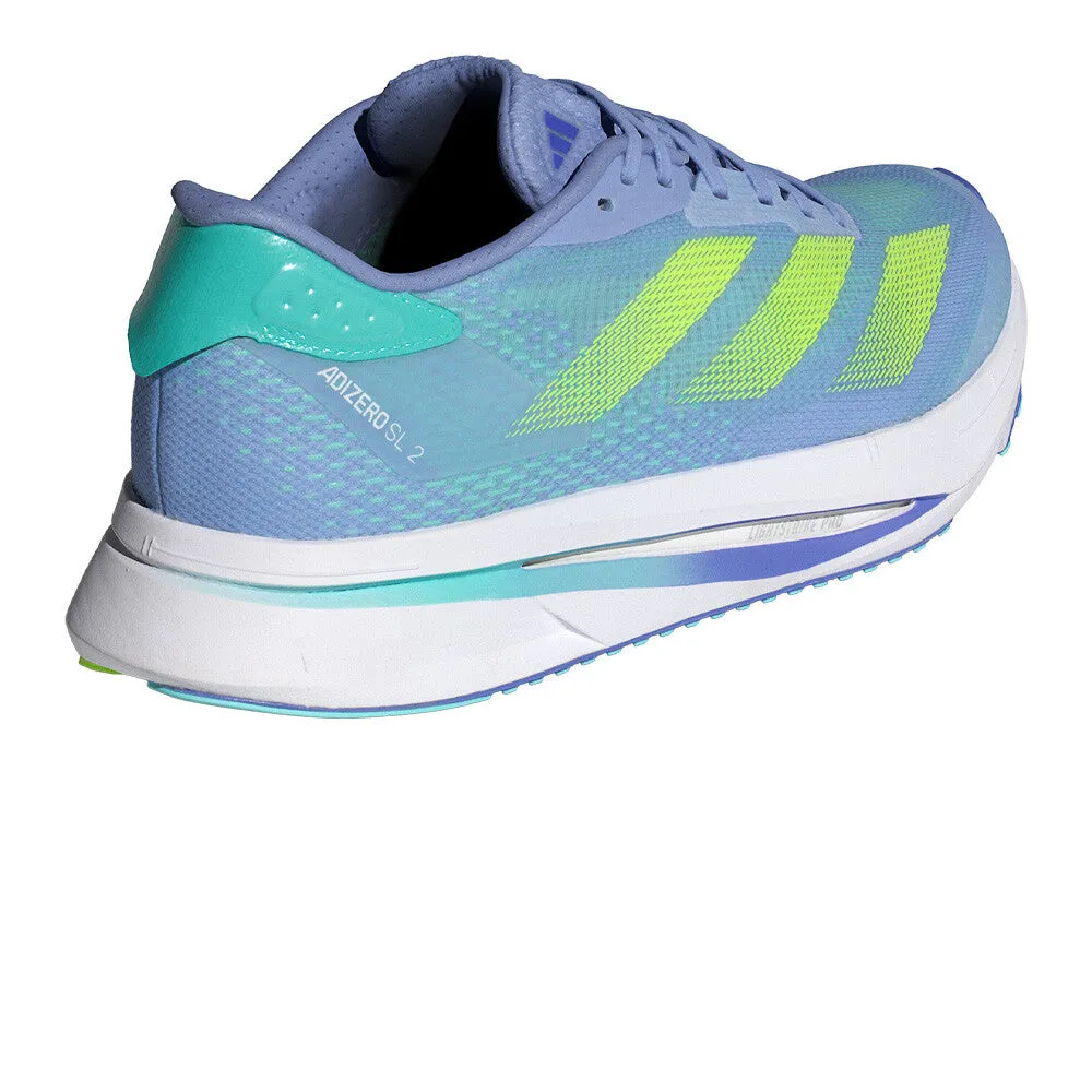 Adidas Adizero SL2 (Womens) - Blue Spa/Lucid Lemon/Cobalt Blue