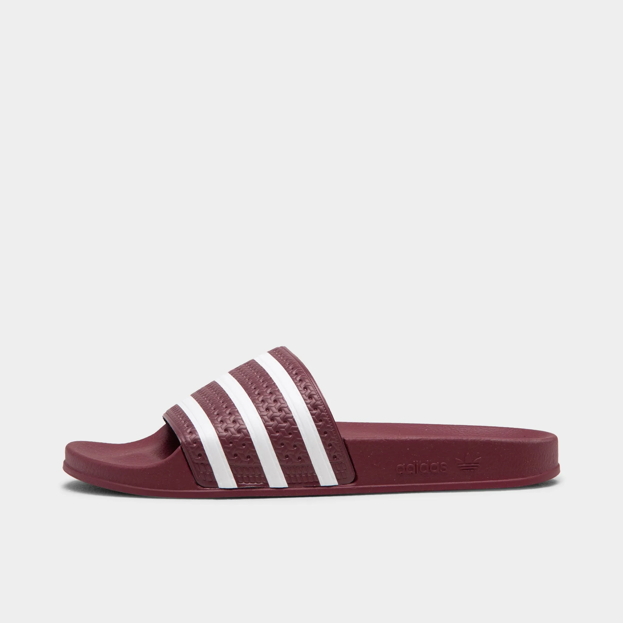 adidas Originals Adilette Slides Quiet Crimson / Cloud White - Quiet Crimson