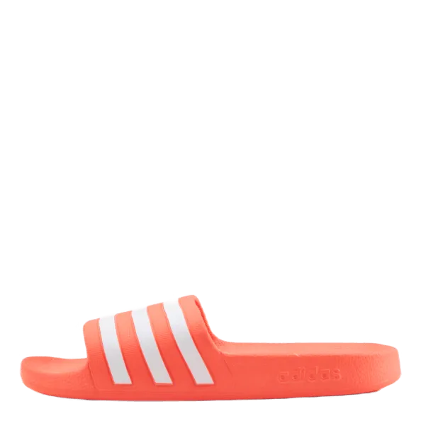 Adilette Aqua Slides Solar Red / Cloud White / Solar Red