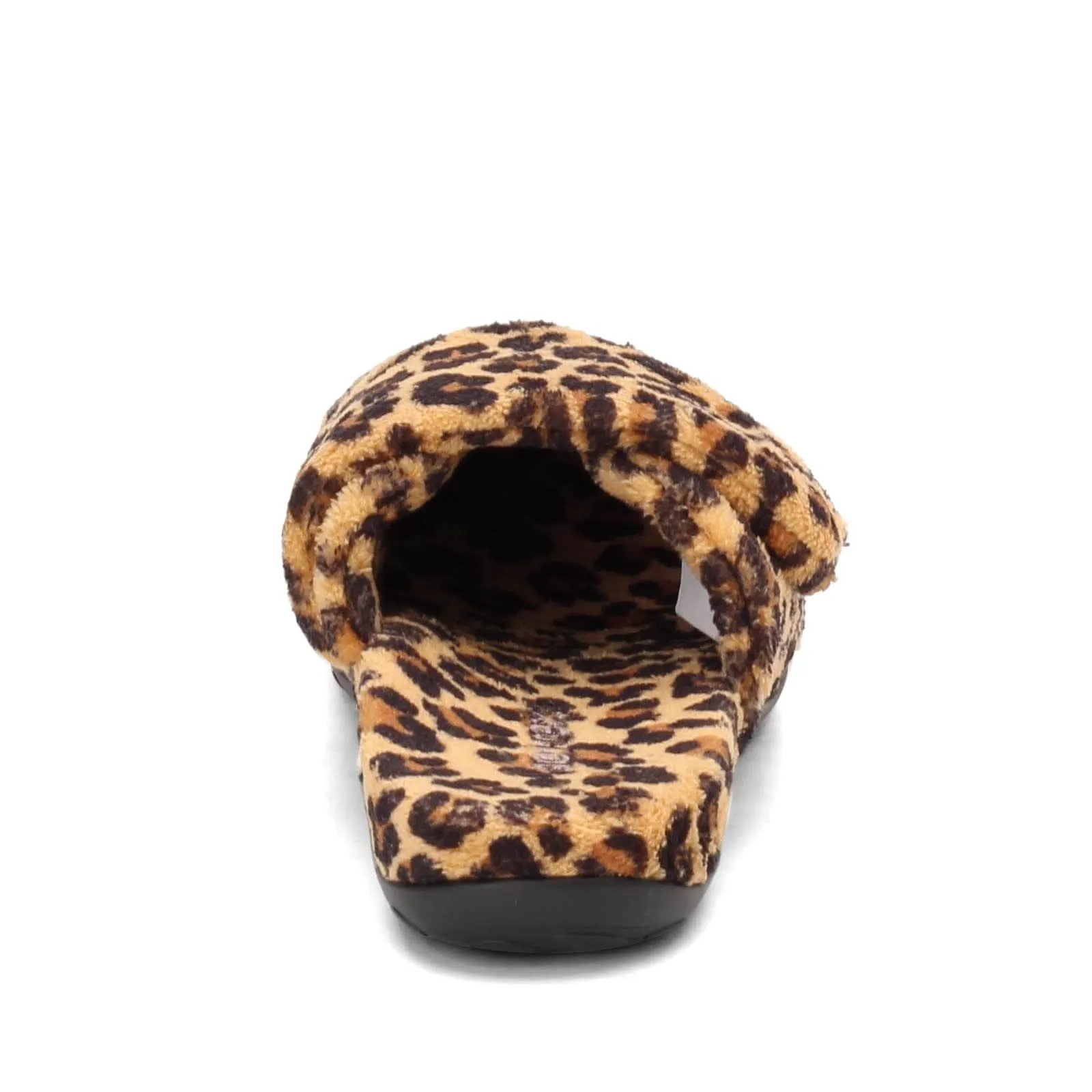 Aetrex Women's Mandy Slippers- Leopard