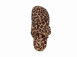 Aetrex Women's Mandy Slippers- Leopard