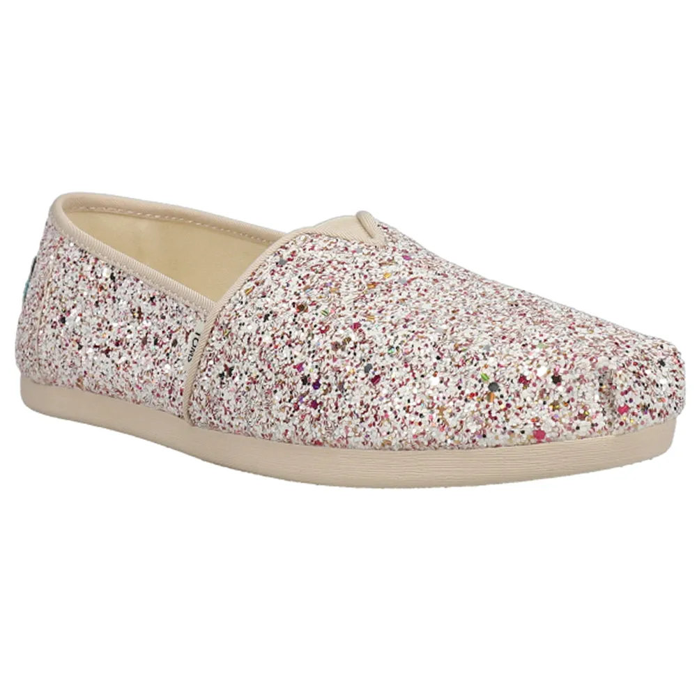 Alpargata Glitter Slip On Flats