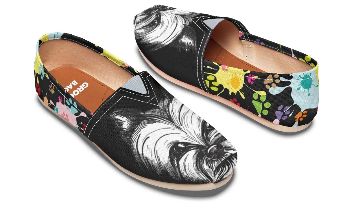 Artsy Yorkie Casual Shoes