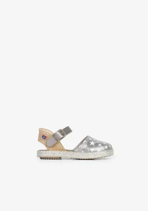 Baby's Star Silver Glow Espadrilles