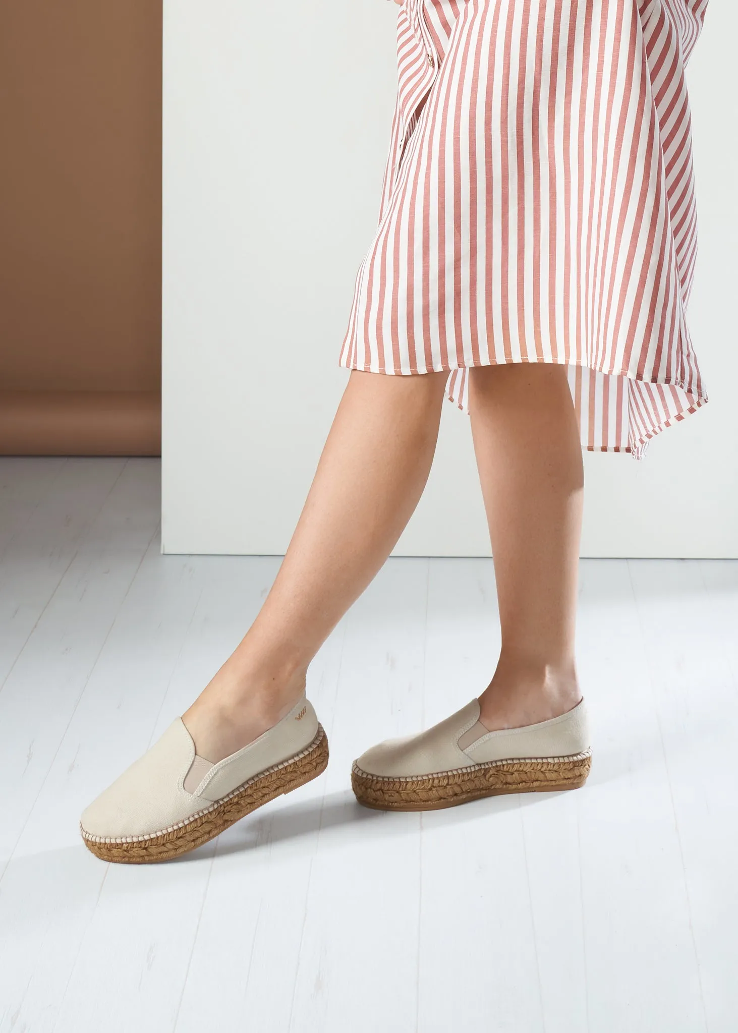 Castell Canvas Espadrille Platforms