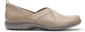 Cobb Hill Women's Penfield Envelope Ballet Flat- Taupe