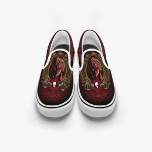 Death Note Light Yagami Deathnote Slip Ons Anime Shoes