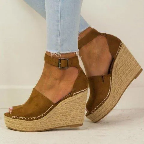 elveswallet Espadrilles Daily Nubuck Sandals Creepers Wedges