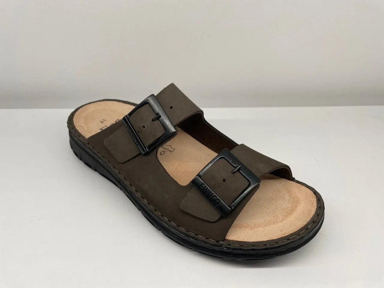 Finn Comfort Men's Cayman-S Sandals- Neptun Elefante