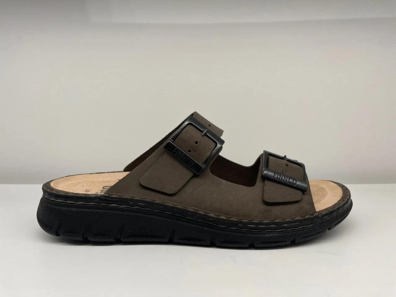 Finn Comfort Men's Cayman-S Sandals- Neptun Elefante