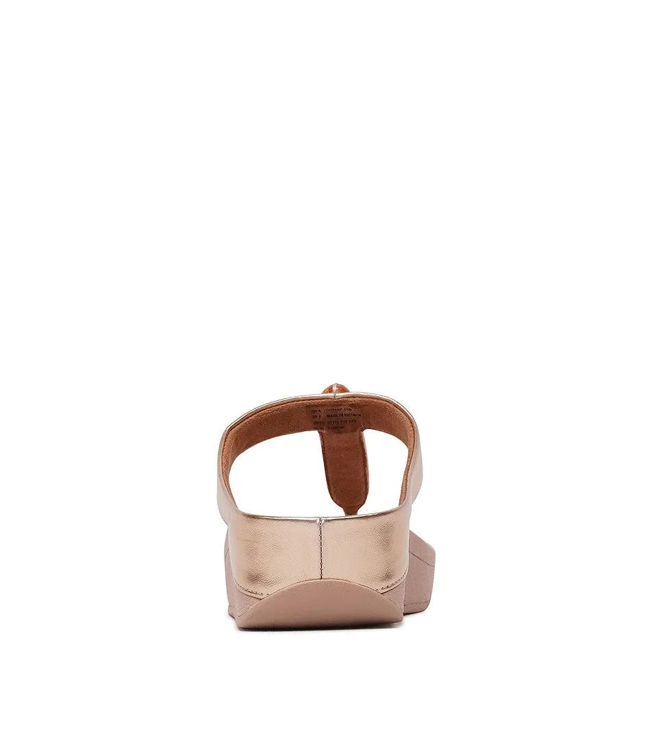 Fino Metallic Rose Gold Sandals