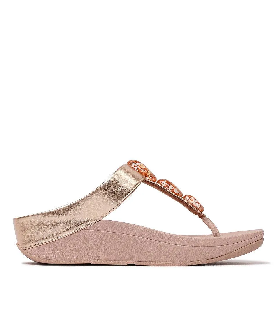 Fino Metallic Rose Gold Sandals