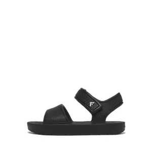 Fitflop Iqushion Kid's Ergonomic Back-Strap Sandals - Black