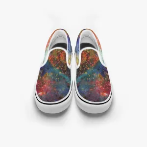 Fortuna Split-Style Psychedelic Slip-On Shoes