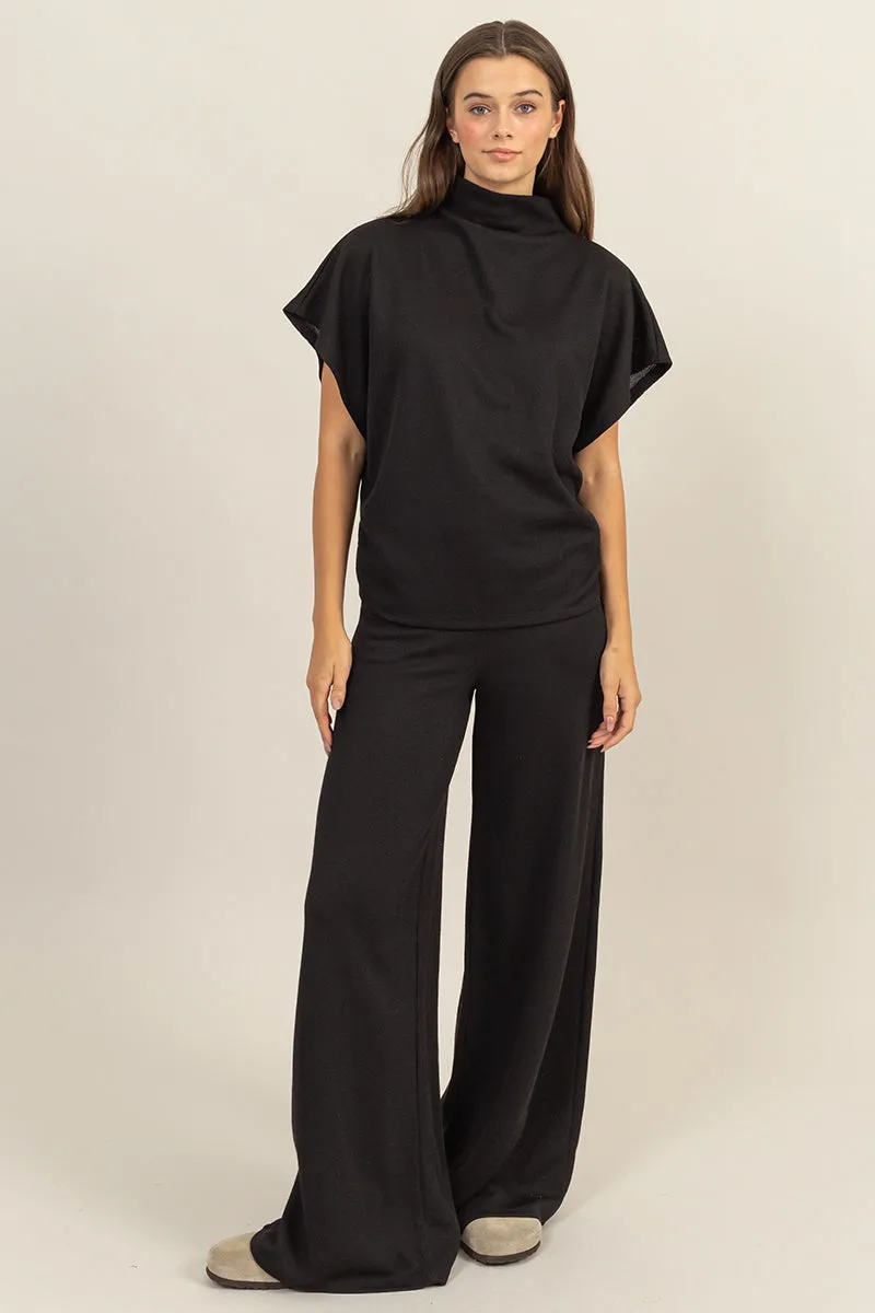 HF24F075-SET-DOLMAN SLEEVE TOP AND PANTS SET