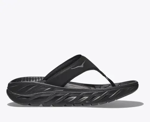 Hoka Women's Ora Recovery Flips- Black/Grey