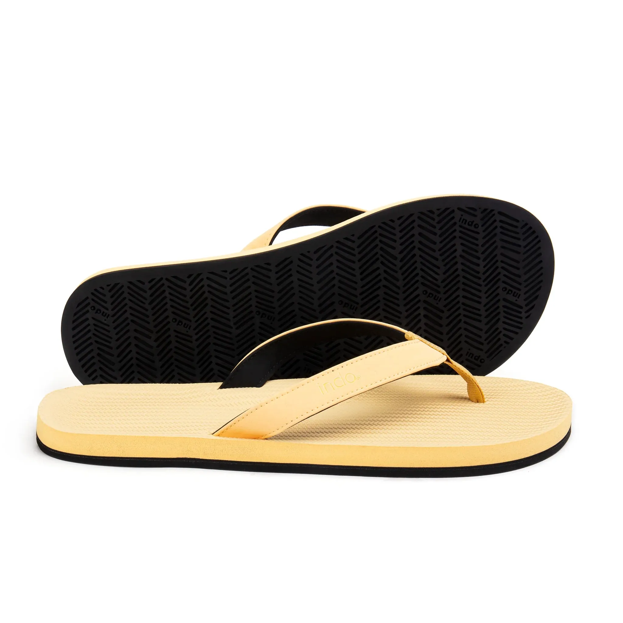 Indosole Mens Flip Flop Sandal Pollen