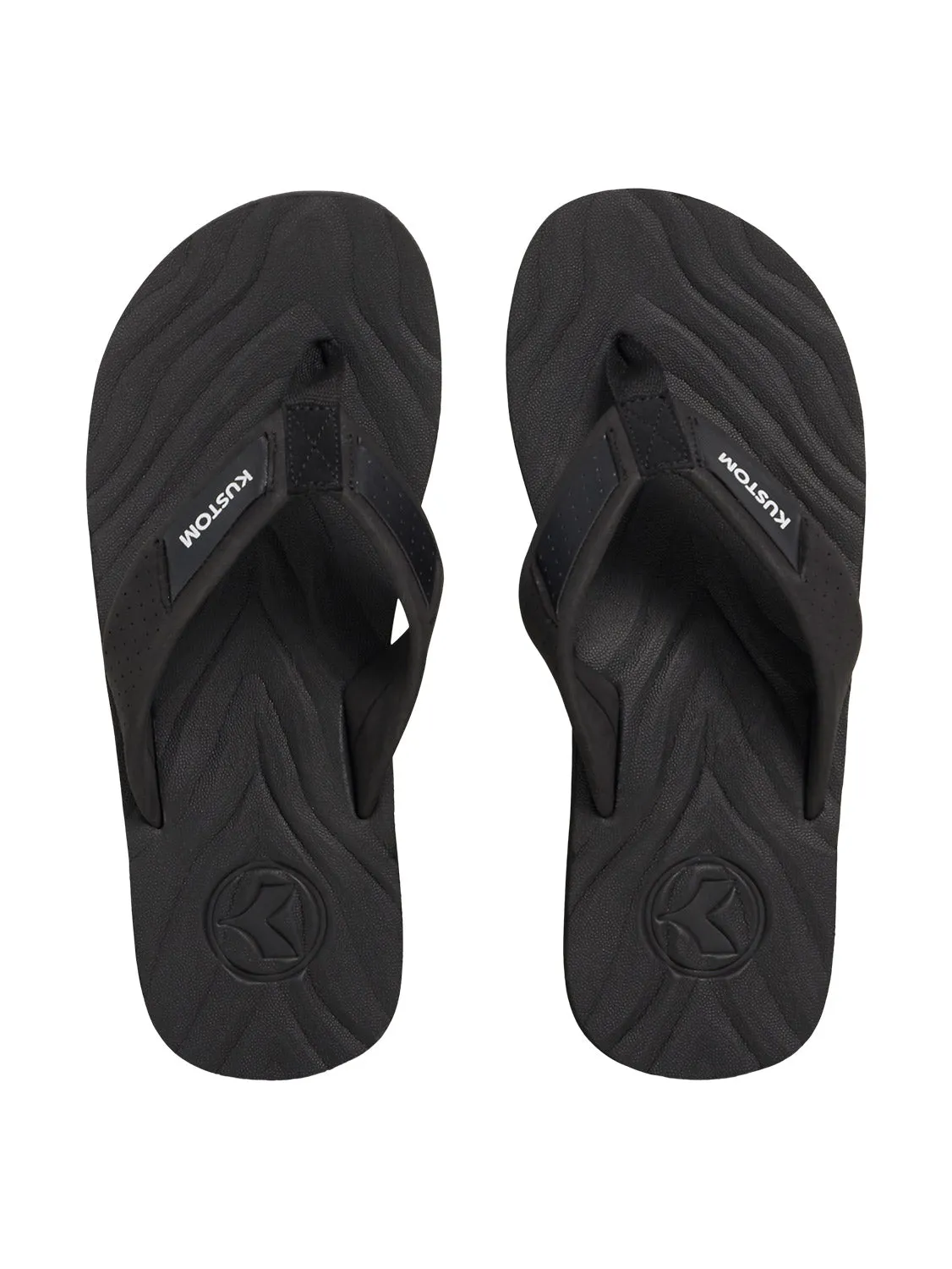 Kustom Men's Wave Drainer Flip Flops