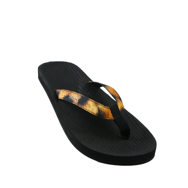 Men's Flip Flops Zodiac - Black/Leopard