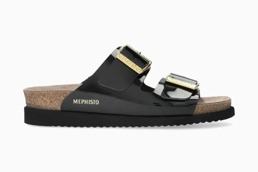 Mephisto Women's Hester Sandals- Black Patent