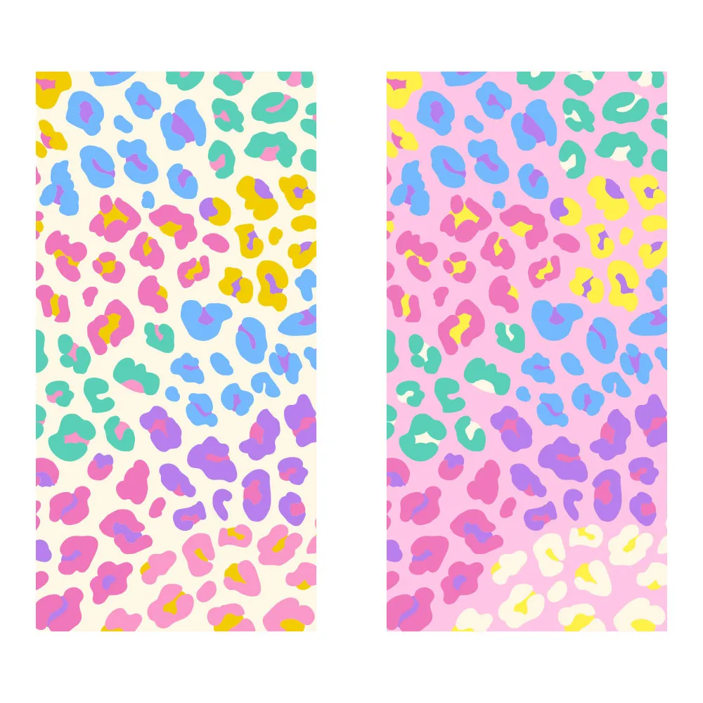 Multicolored Leopard Quick Dry Towel