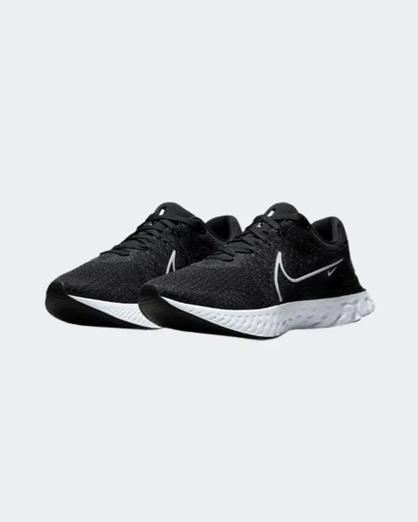 Nike React Infinity Flyknit 3 Men Running Shoes Black/White Dh5392-001