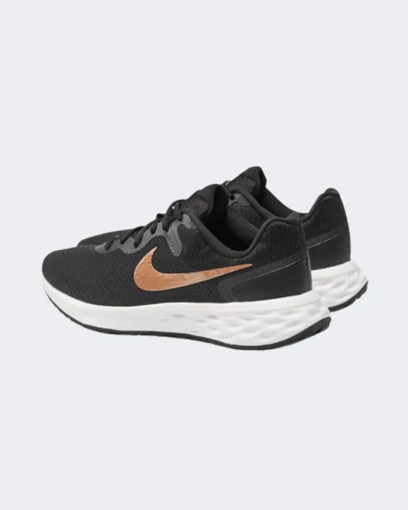 Nike Revolution 6 Women Running Shoes Black/Gold Dc3729-005