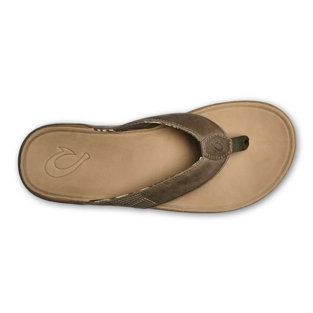 Olukai Tuahine Flip Flops - Hunter/Golden Sand