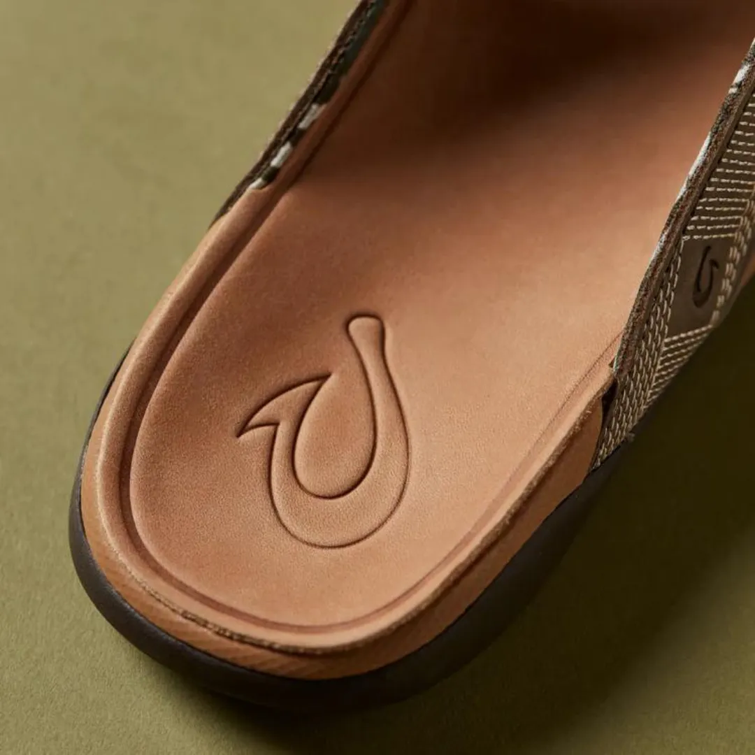 Olukai Tuahine Flip Flops - Hunter/Golden Sand