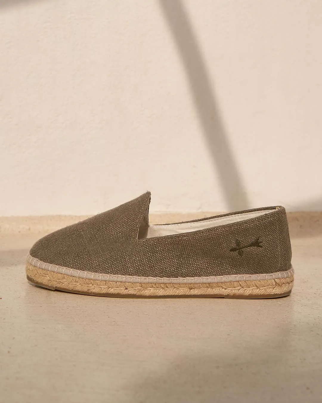 Organic Hemp Espadrilles - O77C0 - La Havana Military Green