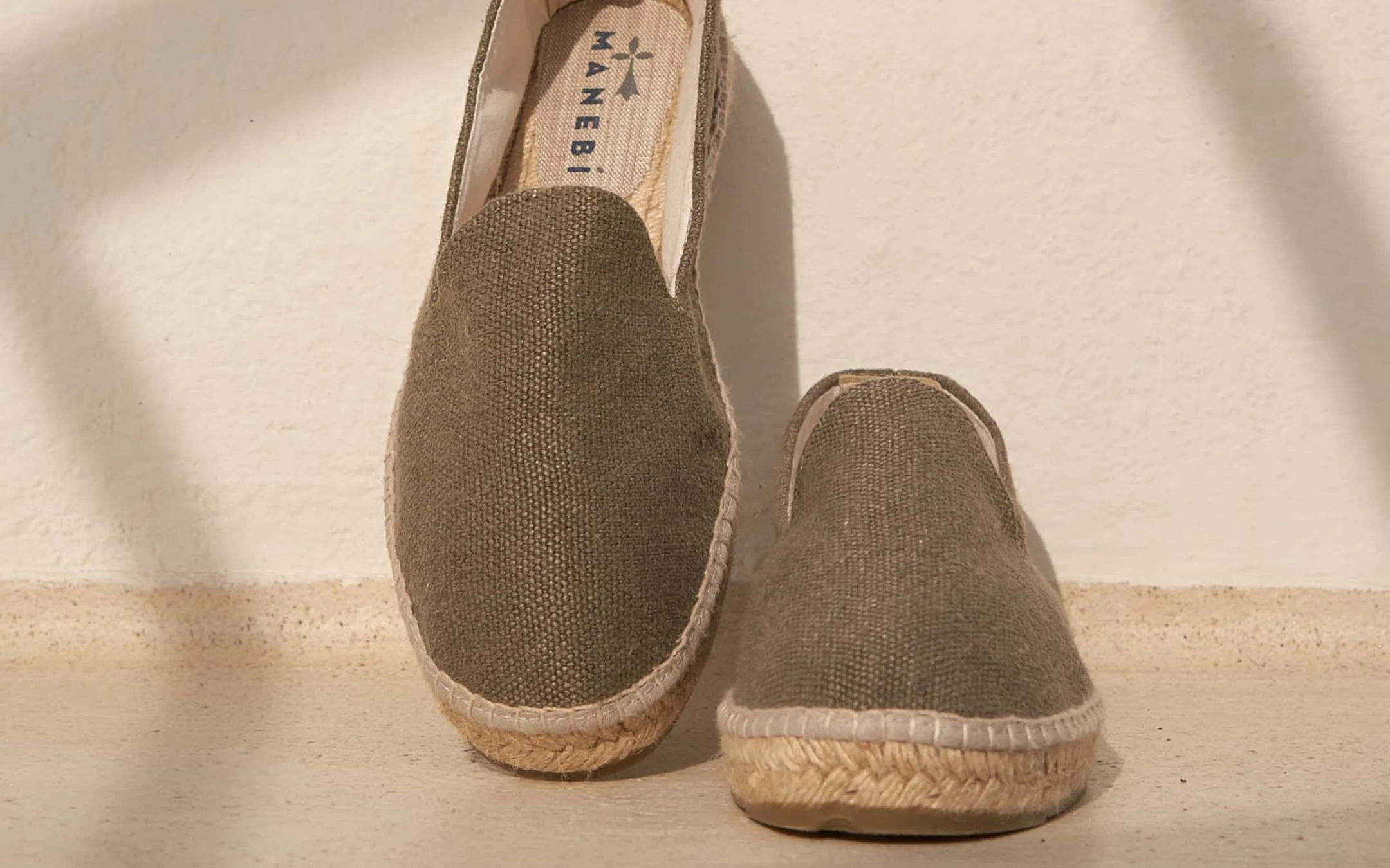 Organic Hemp Espadrilles - O77C0 - La Havana Military Green