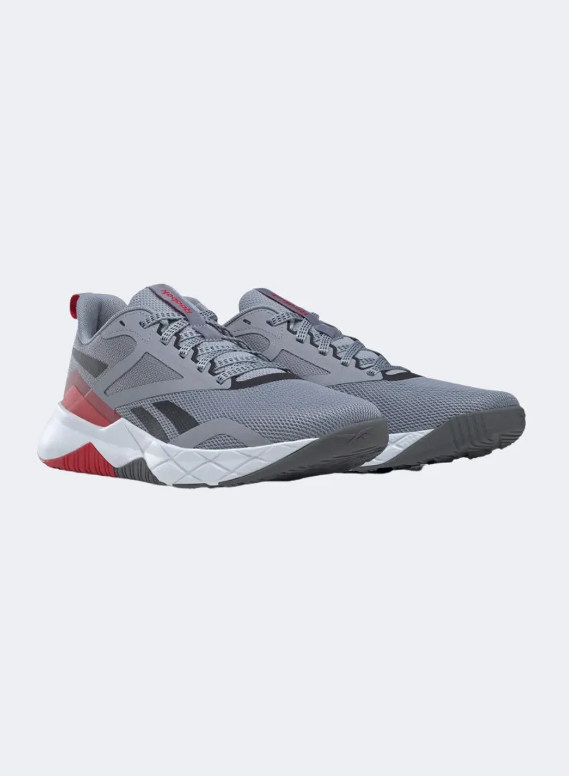 Reebok Nfx Men Training Shoes Grey/Black/Red