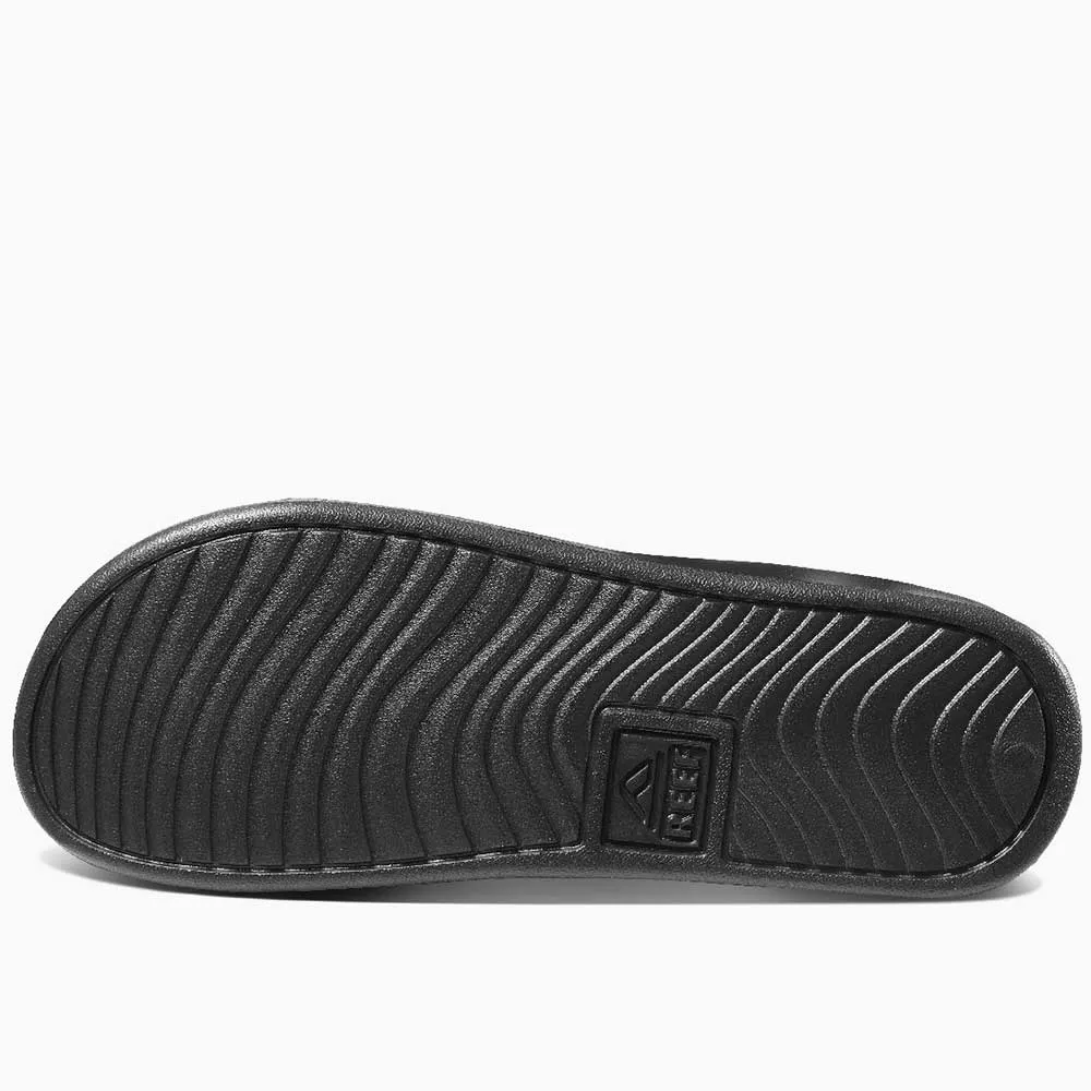 Reef One Slide Sandal  - Black/White