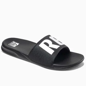 Reef One Slide Sandal  - Black/White