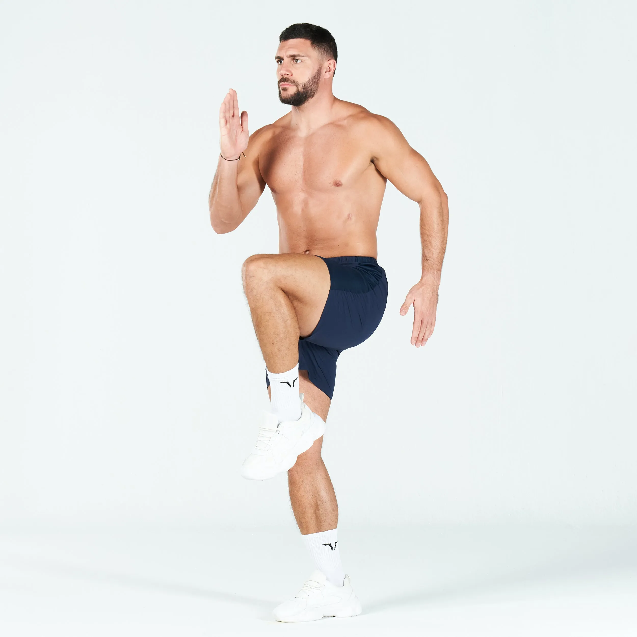 Statement Quick-dry Shorts - Navy