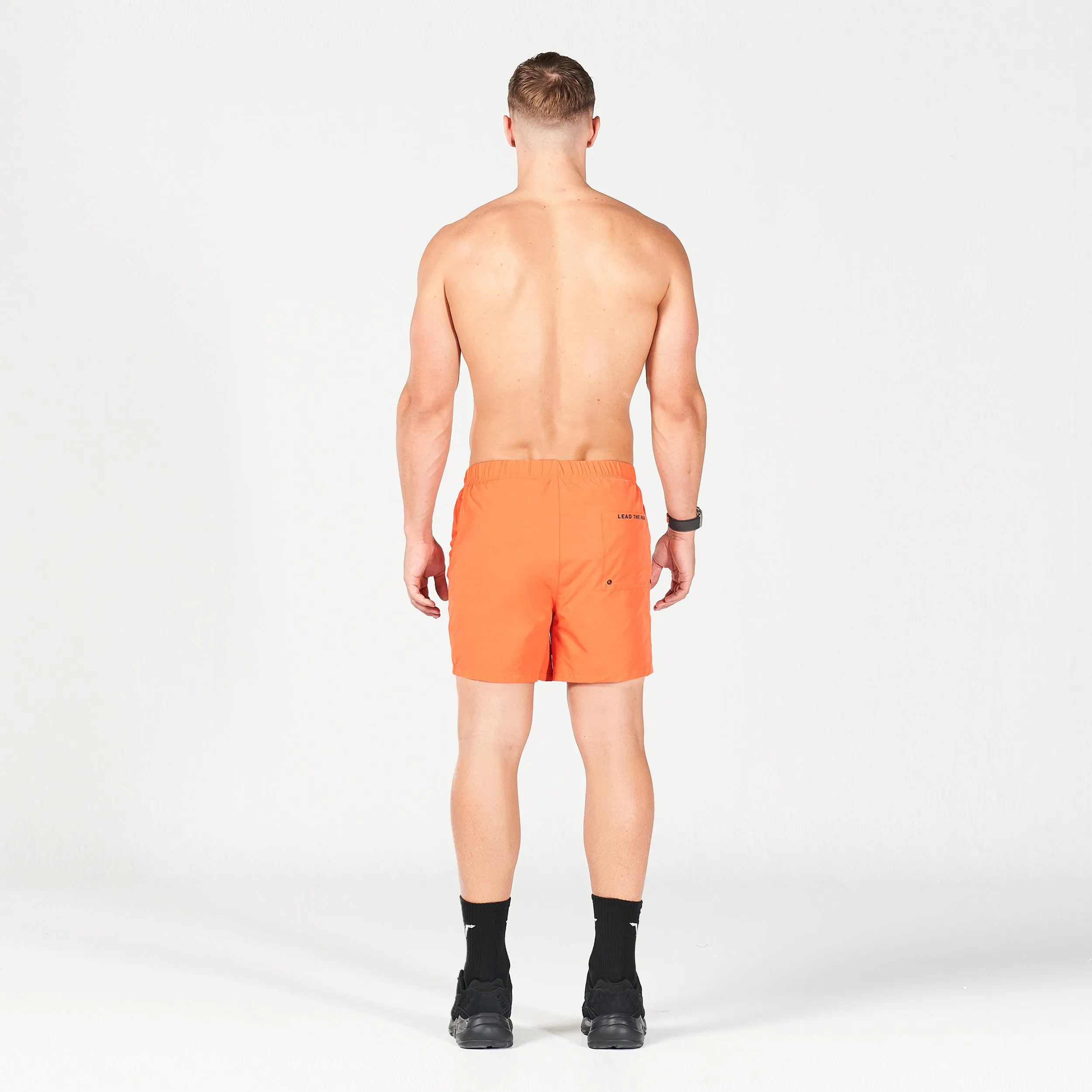 Statement Quick-dry Shorts - Paprika