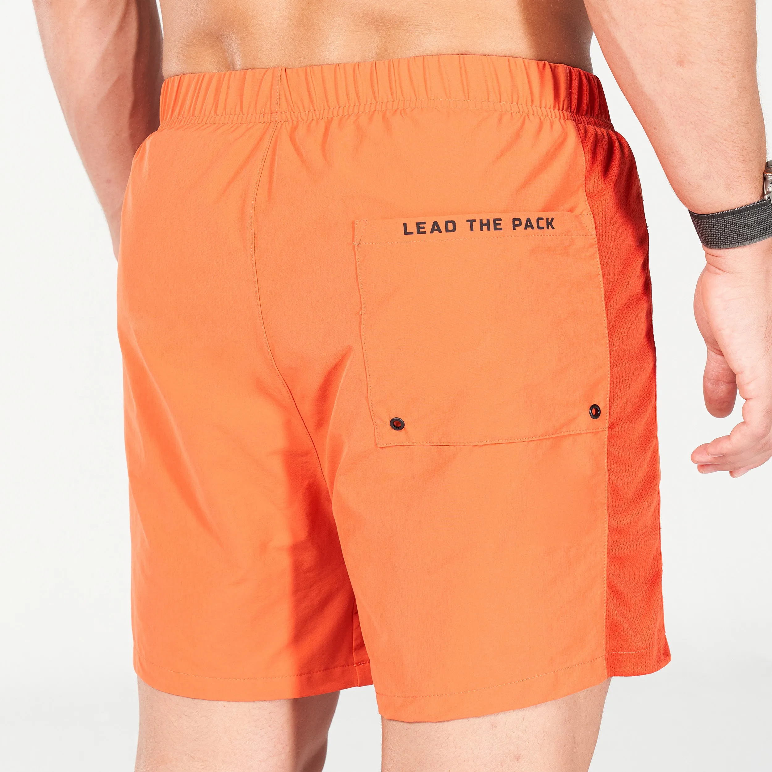 Statement Quick-dry Shorts - Paprika