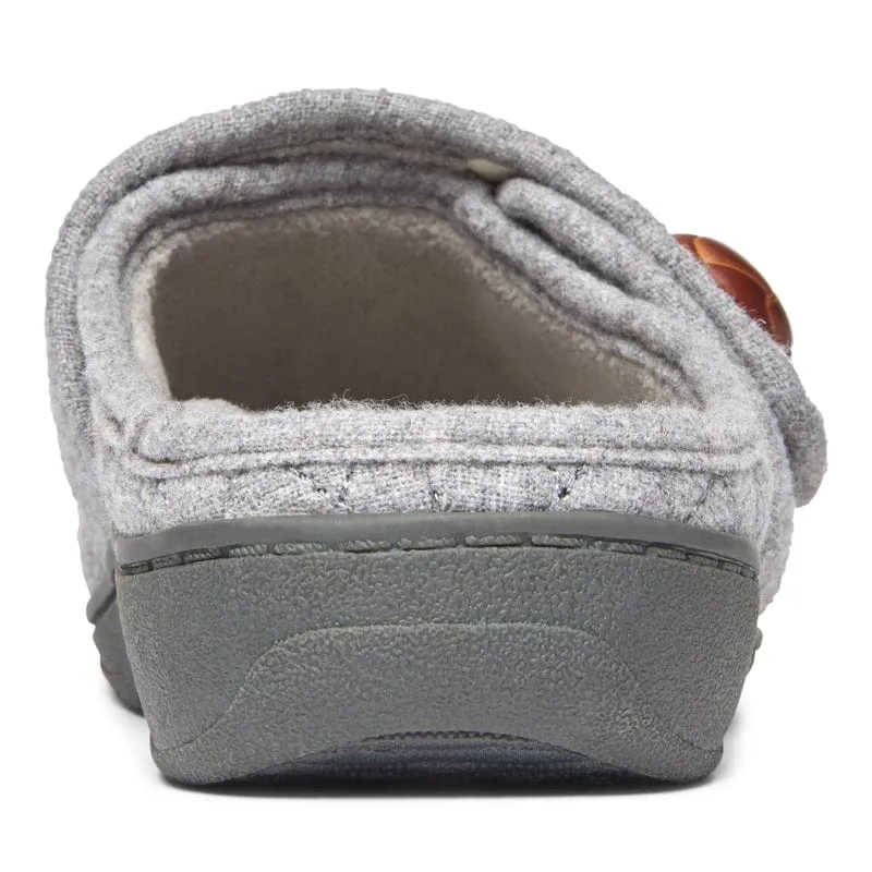 Vionic Women's Carlin Slippers- Light Grey