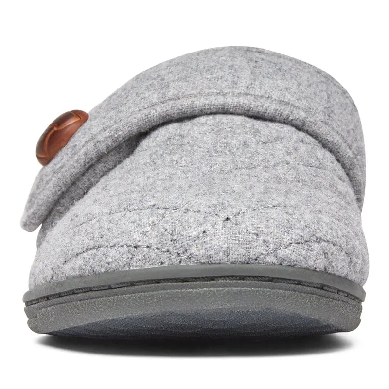 Vionic Women's Carlin Slippers- Light Grey