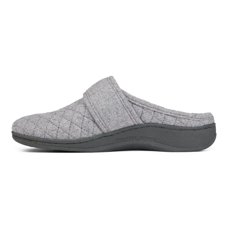 Vionic Women's Carlin Slippers- Light Grey