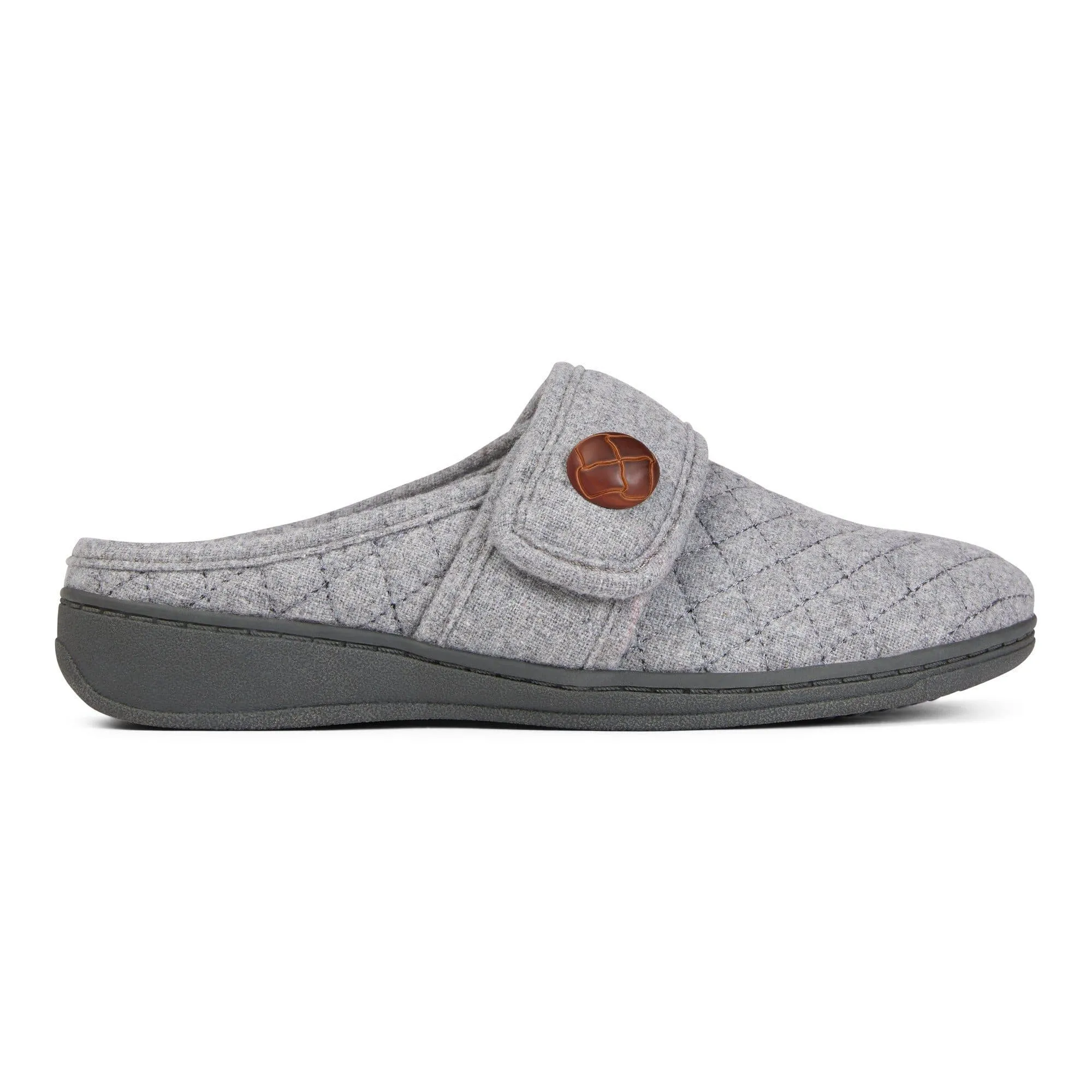 Vionic Women's Carlin Slippers- Light Grey