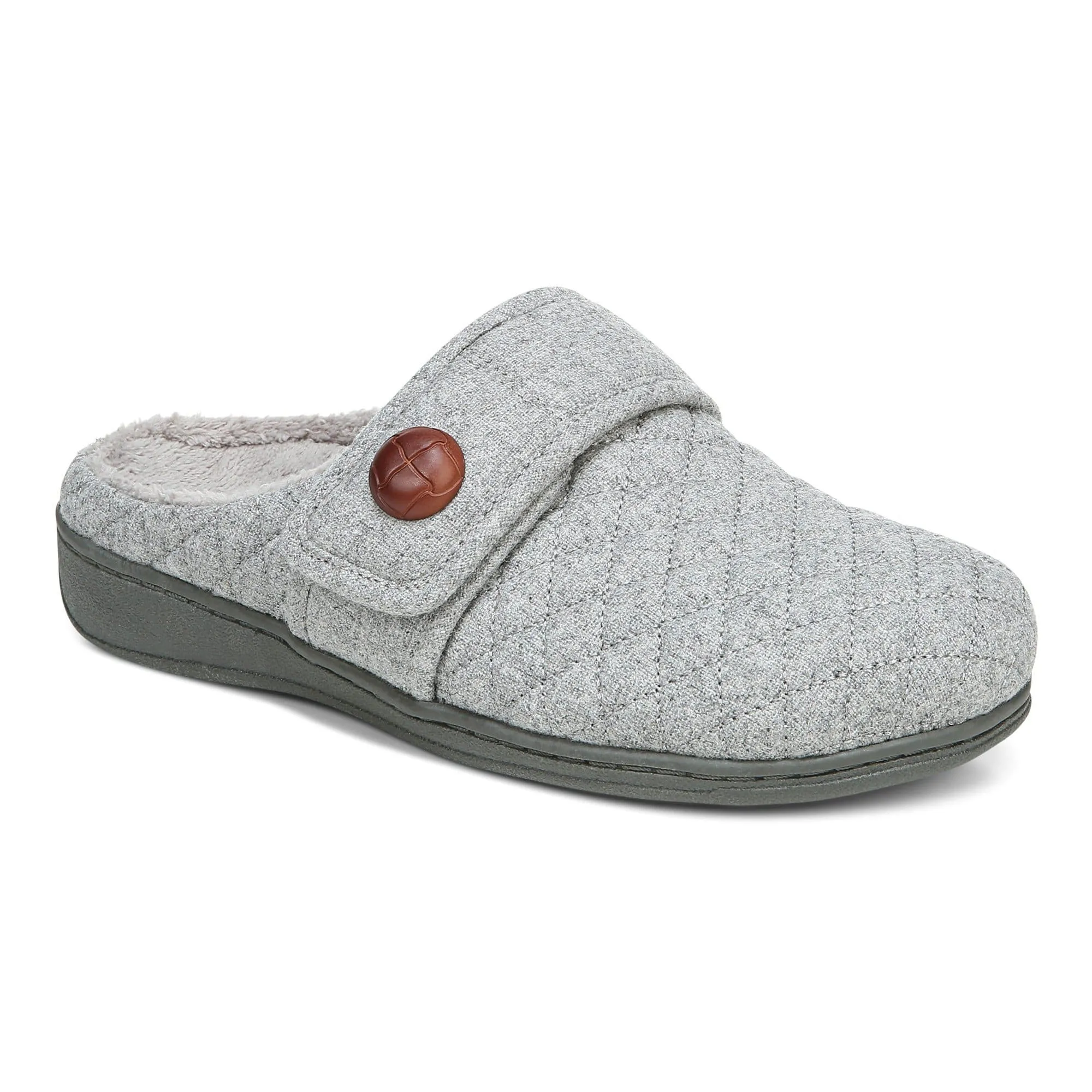 Vionic Women's Carlin Slippers- Light Grey