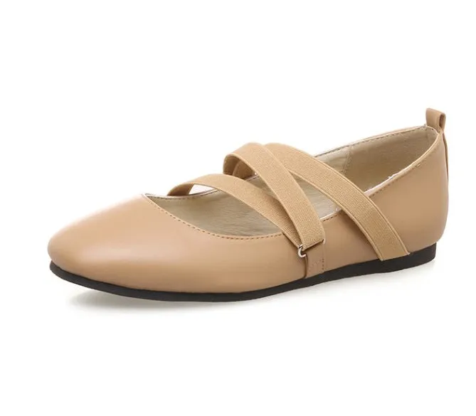 Women's cute ballet flats soft slip on flats daily shoes