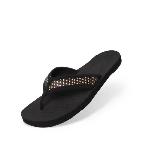 Women's Flip Flops Weave - Black/Batit Dark