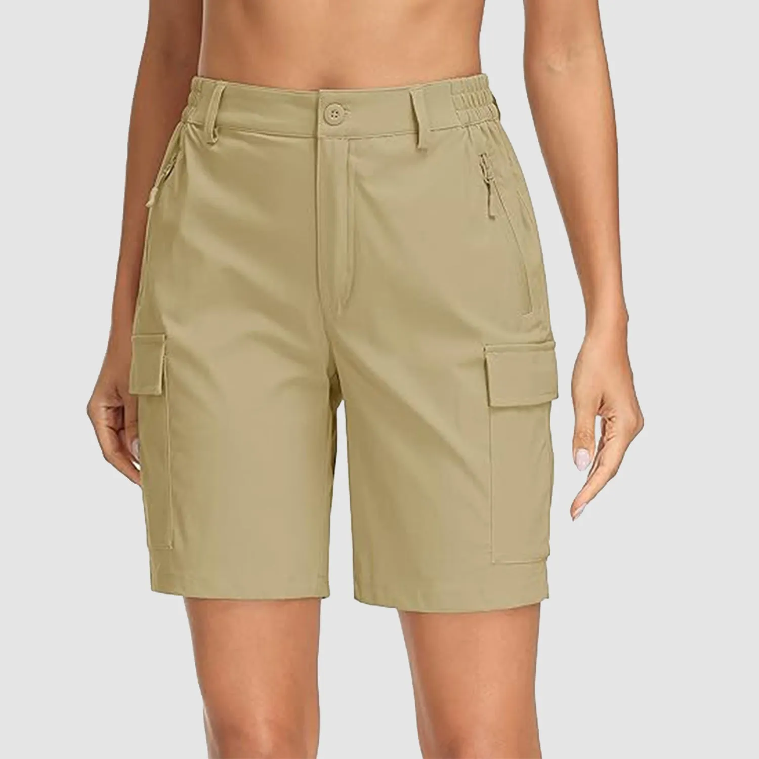 Women's Hiking Shorts with 5 Pockets Water-Resistant Ripstop Cargo Shorts Quick Dry